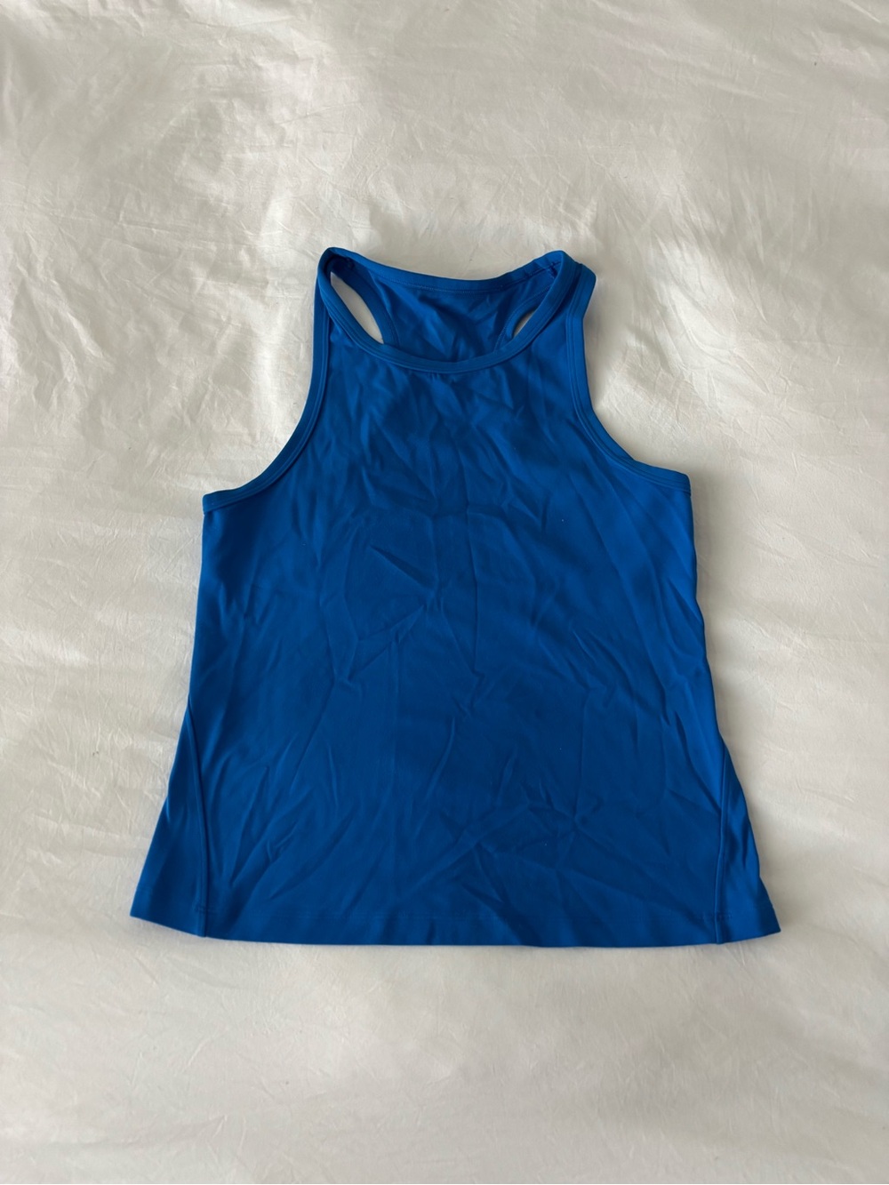 CRZ YOGA Blue Racerback Athletic Tank Top